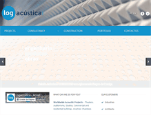 Tablet Screenshot of logacustica.com